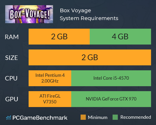 Box Voyage System Requirements PC Graph - Can I Run Box Voyage Box Voyage System Requirements PC Graph - Can I Run Box Voyage