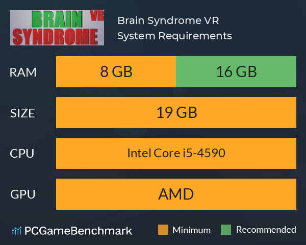 Brain Syndrome VR System Requirements PC Graph - Can I Run Brain Syndrome VR Brain Syndrome VR System Requirements PC Graph - Can I Run Brain Syndrome VR