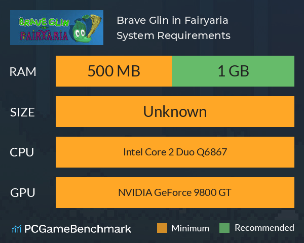 Brave Glin in Fairyaria System Requirements PC Graph - Can I Run Brave Glin in Fairyaria Brave Glin in Fairyaria System Requirements PC Graph - Can I Run Brave Glin in Fairyaria