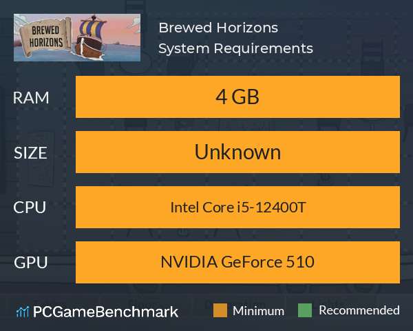 Brewed Horizons System Requirements PC Graph - Can I Run Brewed Horizons Brewed Horizons System Requirements PC Graph - Can I Run Brewed Horizons