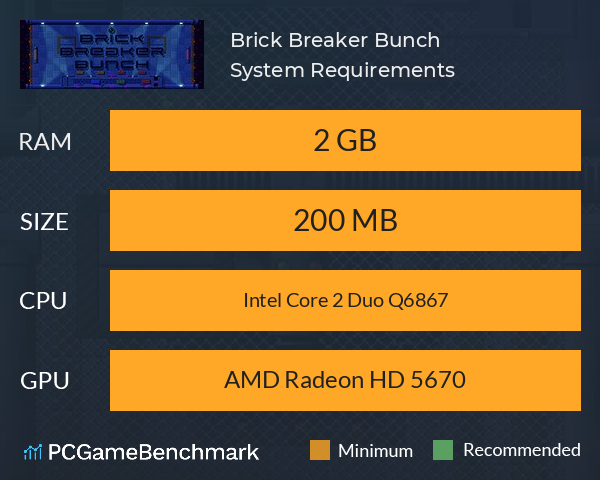 Brick Breaker Bunch System Requirements PC Graph - Can I Run Brick Breaker Bunch Brick Breaker Bunch System Requirements PC Graph - Can I Run Brick Breaker Bunch