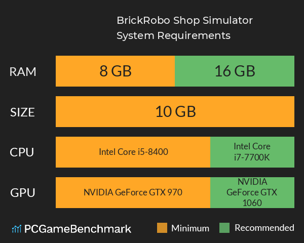 BrickRobo Shop Simulator System Requirements PC Graph - Can I Run BrickRobo Shop Simulator BrickRobo Shop Simulator System Requirements PC Graph - Can I Run BrickRobo Shop Simulator