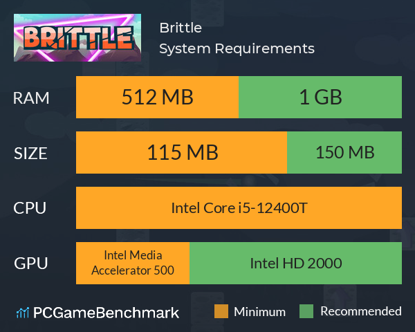 Brittle System Requirements PC Graph - Can I Run Brittle Brittle System Requirements PC Graph - Can I Run Brittle