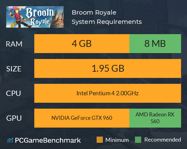 Broom Royale System Requirements PC Graph - Can I Run Broom Royale Broom Royale System Requirements PC Graph - Can I Run Broom Royale