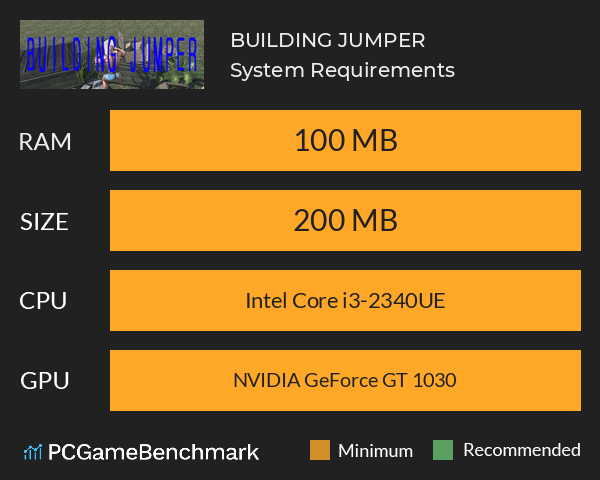 BUILDING JUMPER System Requirements PC Graph - Can I Run BUILDING JUMPER