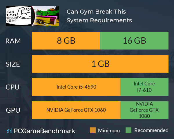 Can Gym Break This? System Requirements PC Graph - Can I Run Can Gym Break This? Can Gym Break This? System Requirements PC Graph - Can I Run Can Gym Break This?