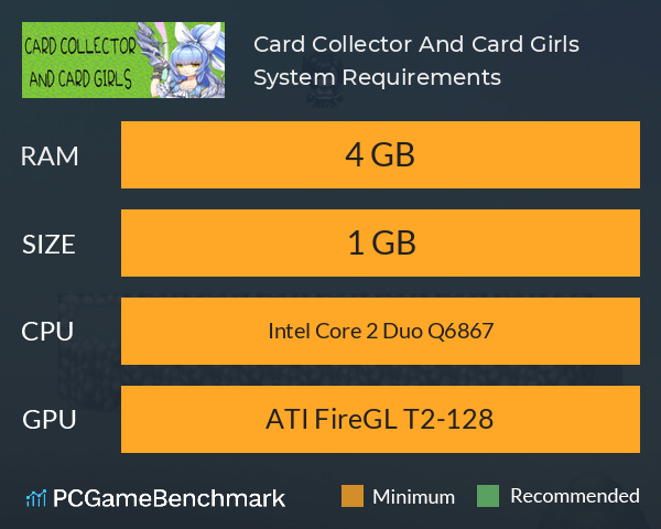 Card Collector And Card Girls System Requirements PC Graph - Can I Run Card Collector And Card Girls Card Collector And Card Girls System Requirements PC Graph - Can I Run Card Collector And Card Girls
