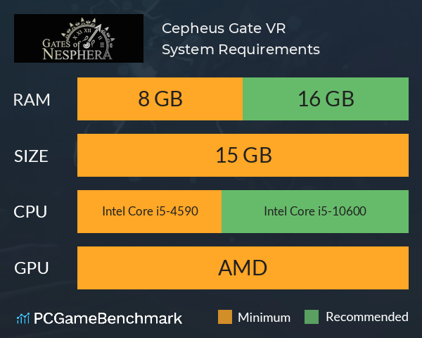 Cepheus Gate VR System Requirements PC Graph - Can I Run Cepheus Gate VR Cepheus Gate VR System Requirements PC Graph - Can I Run Cepheus Gate VR