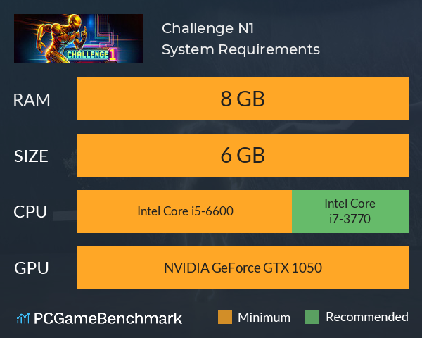 Challenge N°1 System Requirements PC Graph - Can I Run Challenge N°1 Challenge N°1 System Requirements PC Graph - Can I Run Challenge N°1