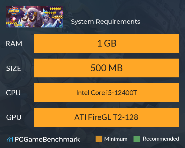 超级捕鱼 System Requirements PC Graph - Can I Run 超级捕鱼 超级捕鱼 System Requirements PC Graph - Can I Run 超级捕鱼