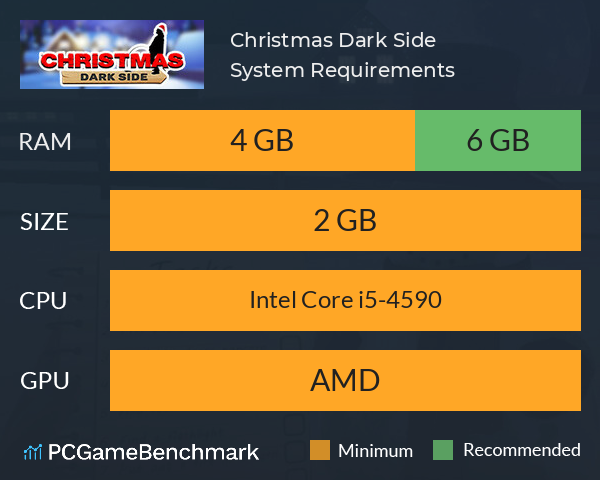 Christmas: Dark Side System Requirements PC Graph - Can I Run Christmas: Dark Side Christmas: Dark Side System Requirements PC Graph - Can I Run Christmas: Dark Side