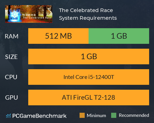 传颂的种族 The Celebrated Race System Requirements PC Graph - Can I Run 传颂的种族 The Celebrated Race 传颂的种族 The Celebrated Race System Requirements PC Graph - Can I Run 传颂的种族 The Celebrated Race