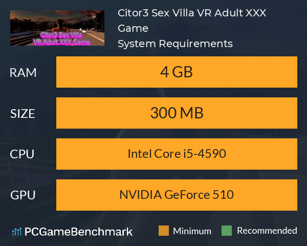 Citor3 Sex Villa VR Adult XXX Game System Requirements PC Graph - Can I Run Citor3 Sex Villa VR Adult XXX Game