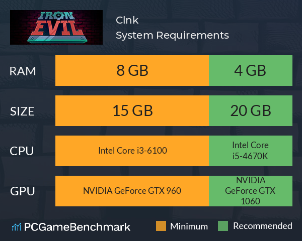 Clönk System Requirements PC Graph - Can I Run Clönk Clönk System Requirements PC Graph - Can I Run Clönk