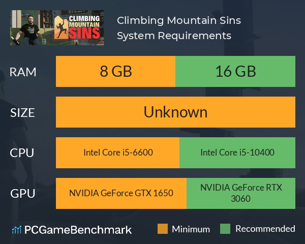 Climbing Mountain Sins System Requirements PC Graph - Can I Run Climbing Mountain Sins Climbing Mountain Sins System Requirements PC Graph - Can I Run Climbing Mountain Sins