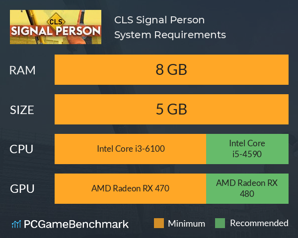 CLS: Signal Person System Requirements PC Graph - Can I Run CLS: Signal Person CLS: Signal Person System Requirements PC Graph - Can I Run CLS: Signal Person