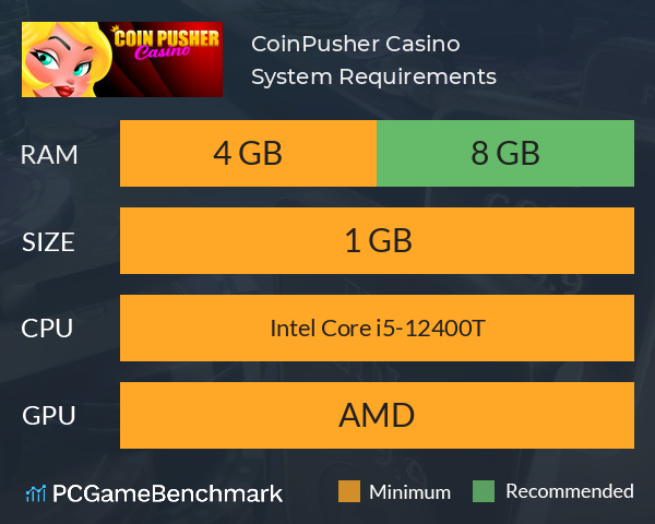 CoinPusher Casino System Requirements PC Graph - Can I Run CoinPusher Casino CoinPusher Casino System Requirements PC Graph - Can I Run CoinPusher Casino