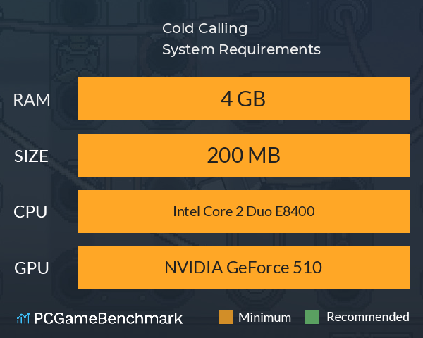 Cold Calling System Requirements PC Graph - Can I Run Cold Calling Cold Calling System Requirements PC Graph - Can I Run Cold Calling