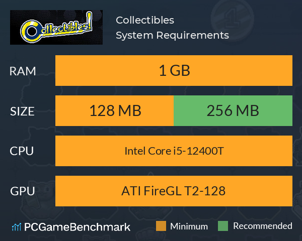 Collectibles! System Requirements PC Graph - Can I Run Collectibles! Collectibles! System Requirements PC Graph - Can I Run Collectibles!