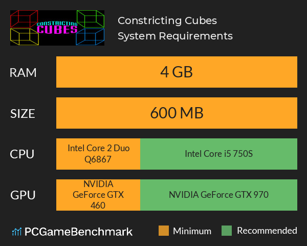Constricting Cubes System Requirements PC Graph - Can I Run Constricting Cubes