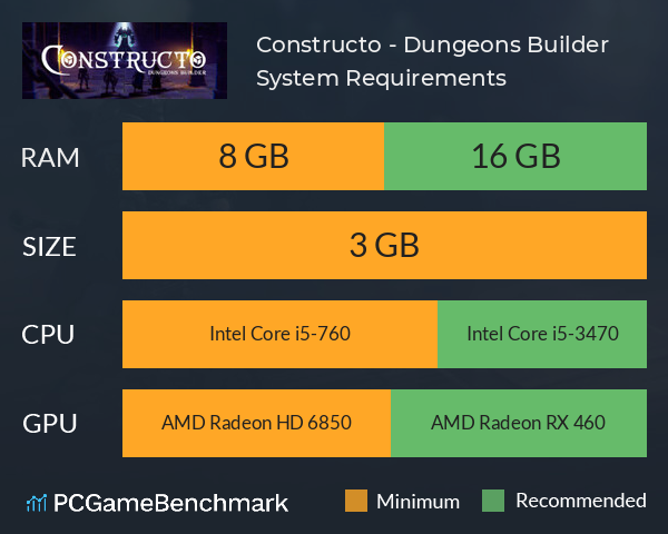 Constructo - Dungeons Builder System Requirements PC Graph - Can I Run Constructo - Dungeons Builder Constructo - Dungeons Builder System Requirements PC Graph - Can I Run Constructo - Dungeons Builder