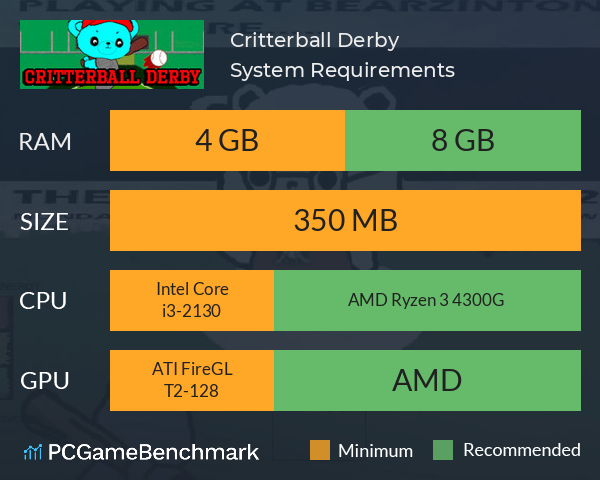Critterball Derby System Requirements PC Graph - Can I Run Critterball Derby
