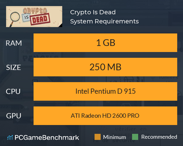 Crypto Is Dead System Requirements PC Graph - Can I Run Crypto Is Dead Crypto Is Dead System Requirements PC Graph - Can I Run Crypto Is Dead