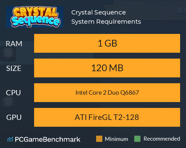 Crystal Sequence System Requirements PC Graph - Can I Run Crystal Sequence Crystal Sequence System Requirements PC Graph - Can I Run Crystal Sequence