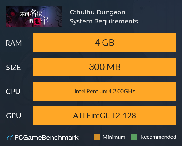 Cthulhu Dungeon System Requirements PC Graph - Can I Run Cthulhu Dungeon Cthulhu Dungeon System Requirements PC Graph - Can I Run Cthulhu Dungeon
