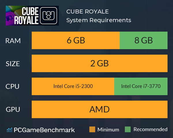 CUBE ROYALE System Requirements PC Graph - Can I Run CUBE ROYALE CUBE ROYALE System Requirements PC Graph - Can I Run CUBE ROYALE