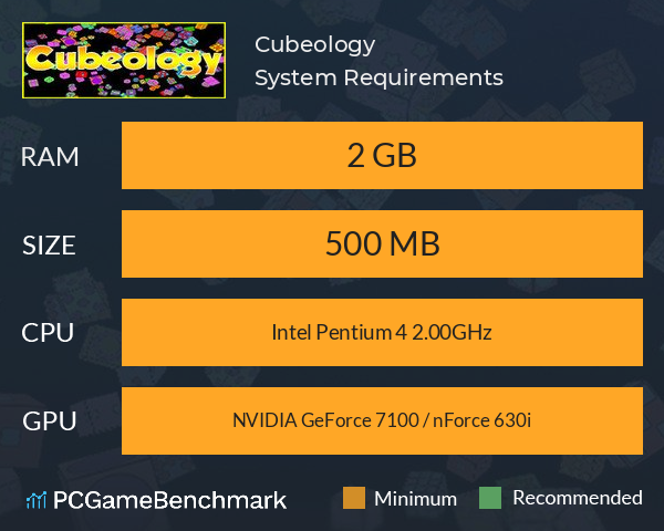 Cubeology System Requirements PC Graph - Can I Run Cubeology Cubeology System Requirements PC Graph - Can I Run Cubeology