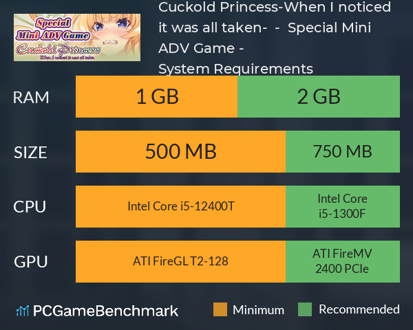 Cuckold Princess-When I noticed it was all taken- - Special Mini ADV Game - System Requirements PC Graph - Can I Run Cuckold Princess-When I noticed it was all taken- - Special Mini ADV Game - Cuckold Princess-When I noticed it was all taken- - Special Mini ADV Game - System Requirements PC Graph - Can I Run Cuckold Princess-When I noticed it was all taken- - Special Mini ADV Game -