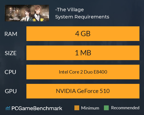 村庄-The Village System Requirements PC Graph - Can I Run 村庄-The Village 村庄-The Village System Requirements PC Graph - Can I Run 村庄-The Village