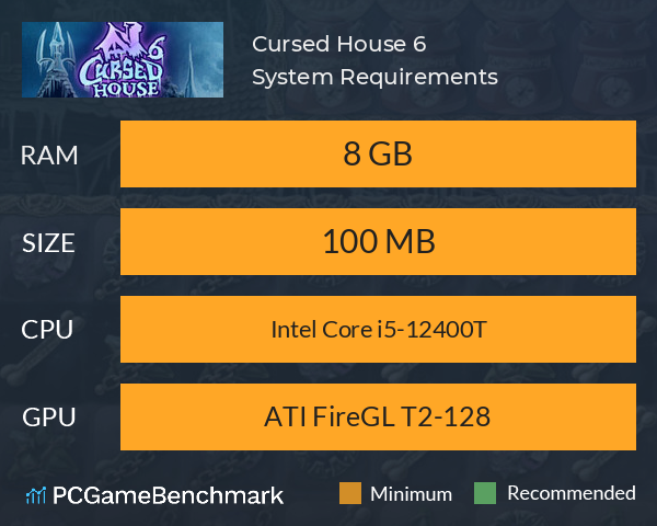 Cursed House 6 System Requirements PC Graph - Can I Run Cursed House 6 Cursed House 6 System Requirements PC Graph - Can I Run Cursed House 6