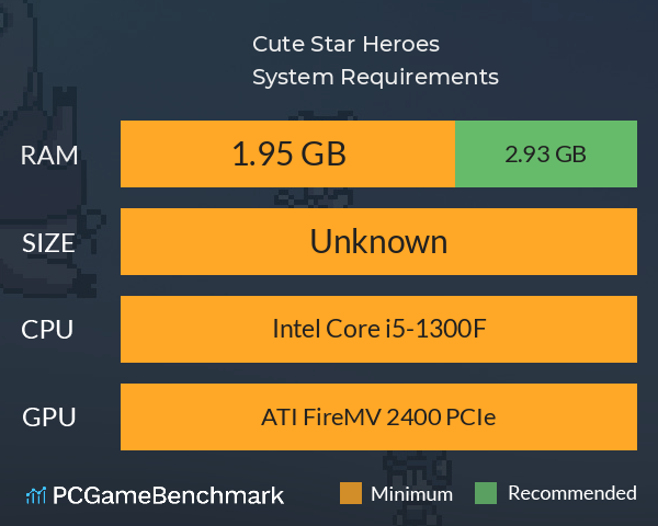 Cute Star Heroes System Requirements PC Graph - Can I Run Cute Star Heroes Cute Star Heroes System Requirements PC Graph - Can I Run Cute Star Heroes