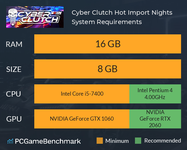 Cyber Clutch: Hot Import Nights System Requirements PC Graph - Can I Run Cyber Clutch: Hot Import Nights Cyber Clutch: Hot Import Nights System Requirements PC Graph - Can I Run Cyber Clutch: Hot Import Nights
