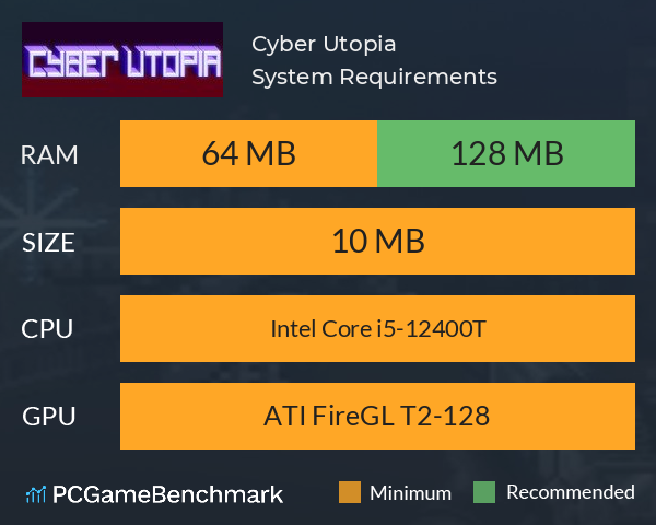 Cyber Utopia System Requirements PC Graph - Can I Run Cyber Utopia Cyber Utopia System Requirements PC Graph - Can I Run Cyber Utopia