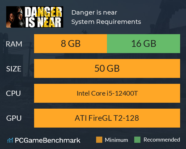 Danger is near System Requirements PC Graph - Can I Run Danger is near Danger is near System Requirements PC Graph - Can I Run Danger is near