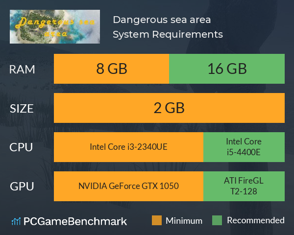 Dangerous sea area System Requirements PC Graph - Can I Run Dangerous sea area