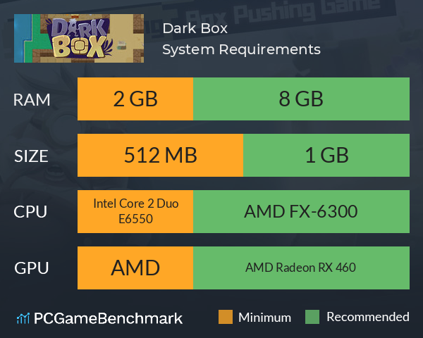 Dark Box System Requirements PC Graph - Can I Run Dark Box Dark Box System Requirements PC Graph - Can I Run Dark Box
