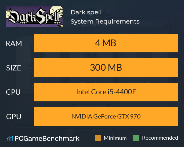 Dark spell System Requirements PC Graph - Can I Run Dark spell Dark spell System Requirements PC Graph - Can I Run Dark spell