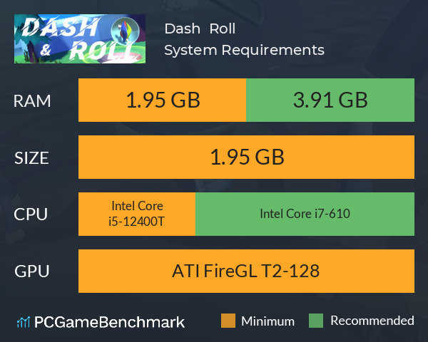 Dash & Roll System Requirements PC Graph - Can I Run Dash & Roll Dash & Roll System Requirements PC Graph - Can I Run Dash & Roll