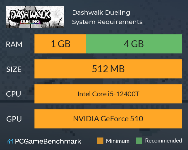 Dashwalk Dueling System Requirements PC Graph - Can I Run Dashwalk Dueling Dashwalk Dueling System Requirements PC Graph - Can I Run Dashwalk Dueling