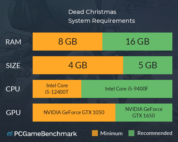Dead Christmas System Requirements PC Graph - Can I Run Dead Christmas Dead Christmas System Requirements PC Graph - Can I Run Dead Christmas