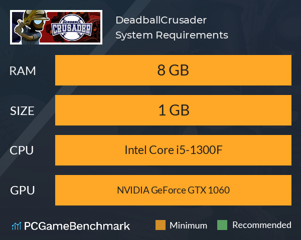 DeadballCrusader System Requirements PC Graph - Can I Run DeadballCrusader DeadballCrusader System Requirements PC Graph - Can I Run DeadballCrusader