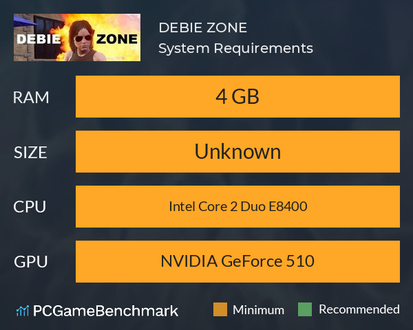 DEBIE ZONE System Requirements PC Graph - Can I Run DEBIE ZONE DEBIE ZONE System Requirements PC Graph - Can I Run DEBIE ZONE