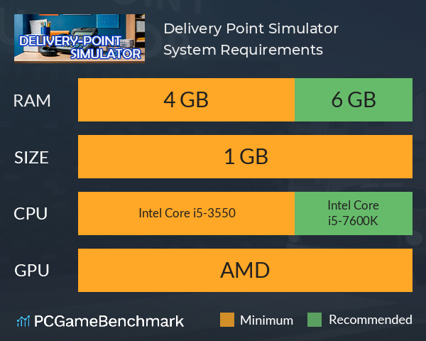 Delivery Point Simulator System Requirements PC Graph - Can I Run Delivery Point Simulator Delivery Point Simulator System Requirements PC Graph - Can I Run Delivery Point Simulator