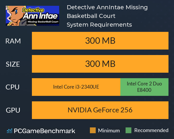 Detective AnnIntae: Missing Basketball Court System Requirements PC Graph - Can I Run Detective AnnIntae: Missing Basketball Court Detective AnnIntae: Missing Basketball Court System Requirements PC Graph - Can I Run Detective AnnIntae: Missing Basketball Court
