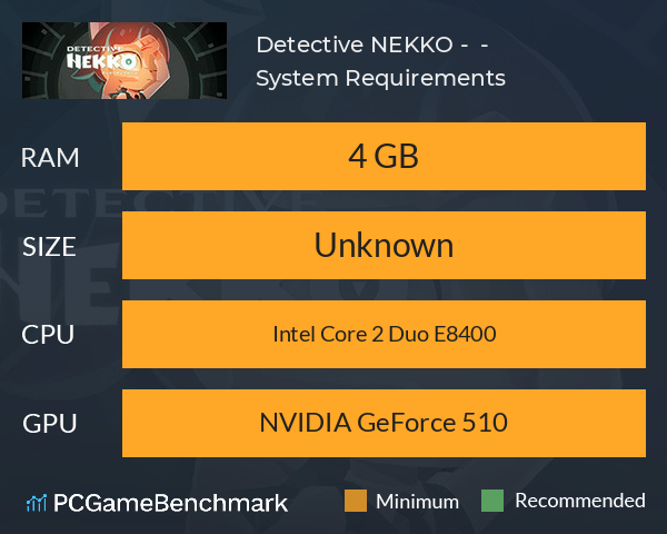Detective NEKKO - ディテクティブネッコ - System Requirements PC Graph - Can I Run Detective NEKKO - ディテクティブネッコ - Detective NEKKO - ディテクティブネッコ - System Requirements PC Graph - Can I Run Detective NEKKO - ディテクティブネッコ -