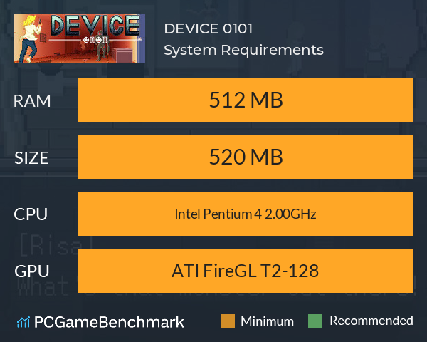 DEVICE 0101 System Requirements PC Graph - Can I Run DEVICE 0101 DEVICE 0101 System Requirements PC Graph - Can I Run DEVICE 0101
